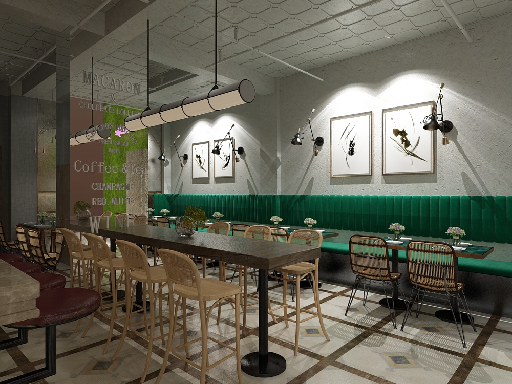 100平時尚酒吧裝修設(shè)計效果圖