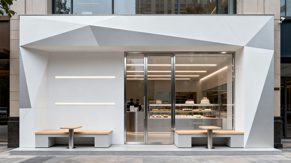 第3張蛋糕店門頭裝修設(shè)計效果圖