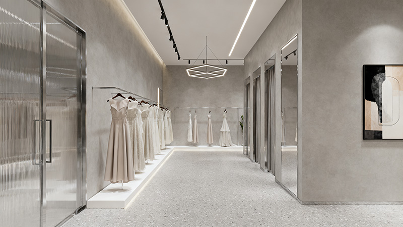 禮服店裝修效果圖